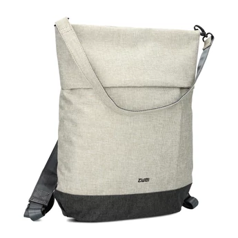 Zwei-bags Benno BE12 2in1 háti- és oldaltáska, szín: cream Zwei-bags Benno BE12 2in1 háti- és oldaltáska, szín: cream