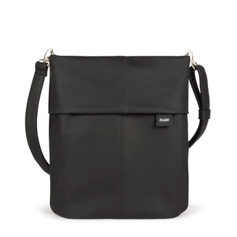 Zwei-bags Mademoiselle M. M12 oldaltáska, szín: nubuk-black, fekete