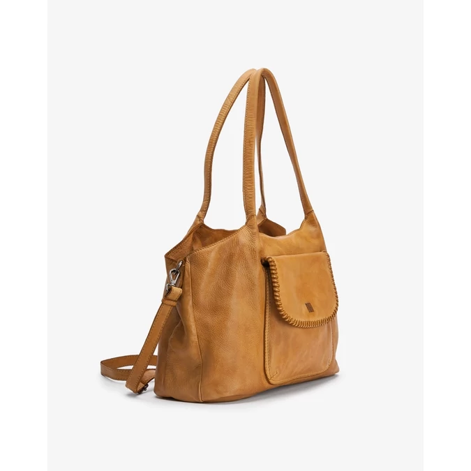 BIBA WINONA WIN5L bag MOSTAZA – sárga limitált szériás bőr oldaltáska