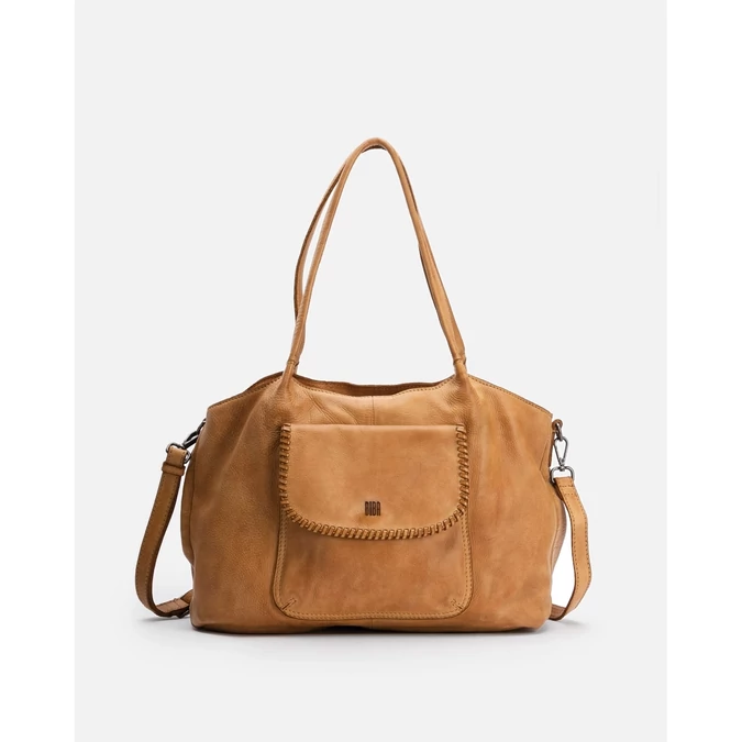 BIBA WINONA WIN5L bag MOSTAZA – sárga limitált szériás bőr oldaltáska