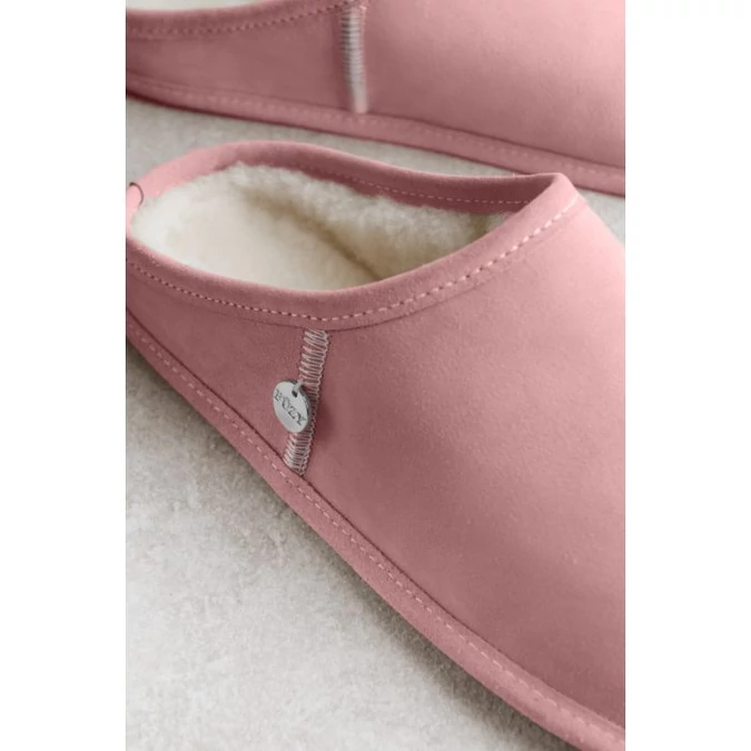 füzy FUR báránybőr papucs, szín: pink, rózsaszín