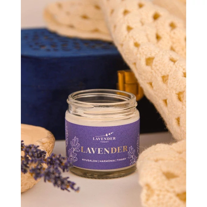 Levendulás szójagyertya, 60ml
