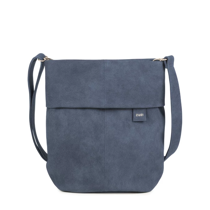 Zwei-bags Mademoiselle M. M12 oldaltáska, szín: nubuk-blue, kék