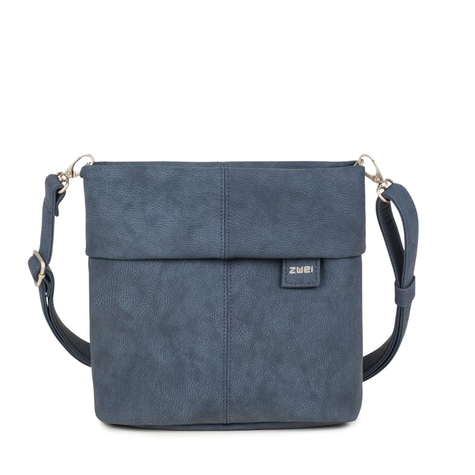 Zwei-bags Mademoiselle M. M8 oldaltáska, szín: nubuk-blue, kék
