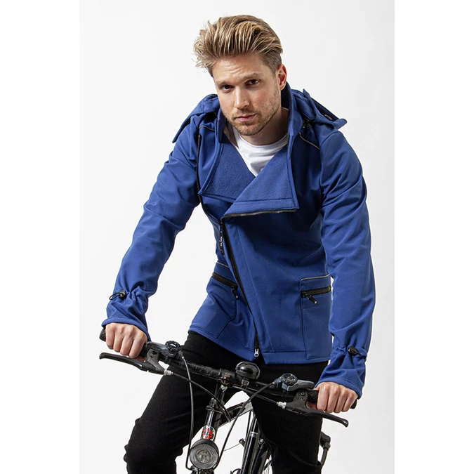 ille/olla FARKAS BIKE férfi kabát, szín: búzakék