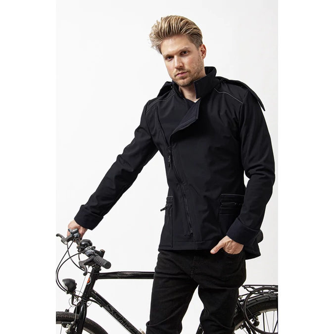 ille/olla FARKAS BIKE férfi kabát, szín: fekete