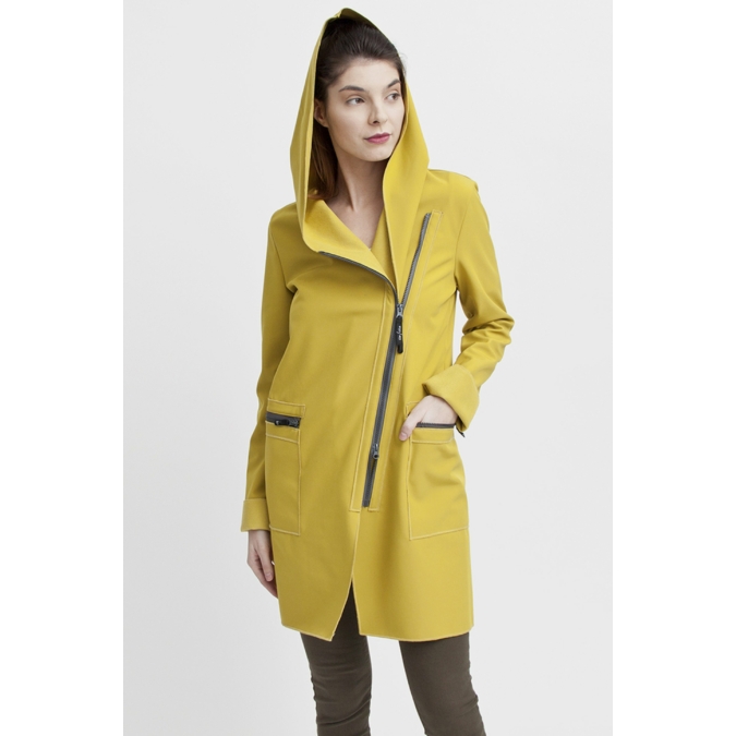 ille/olla FIODA kabát, szín: mustárságra