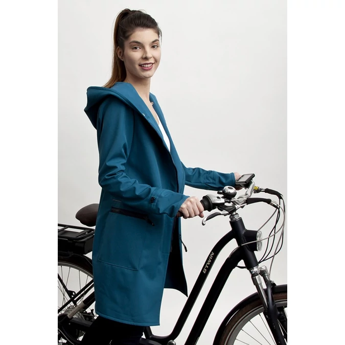 ille/olla FIODA BIKE kabát, szín: petrol