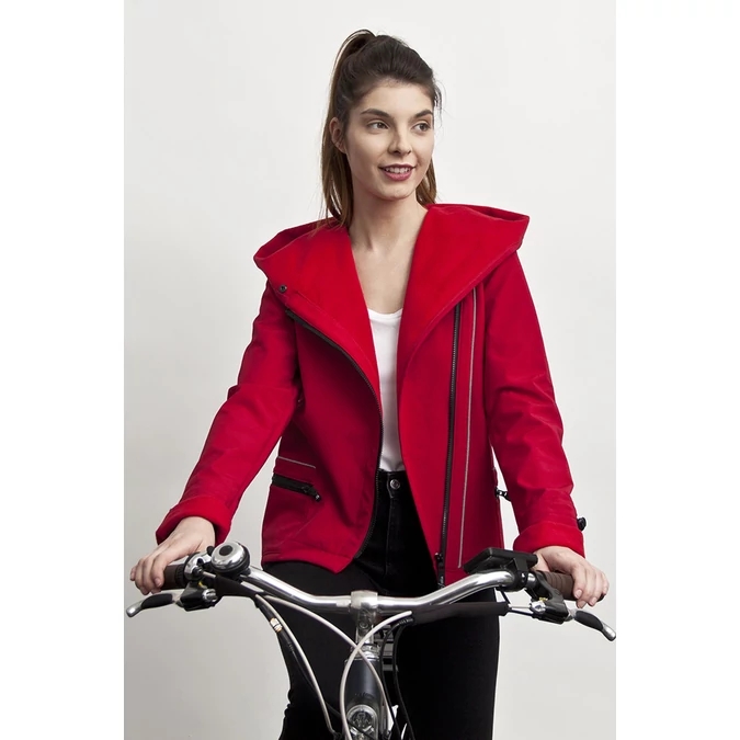 ille/olla FIODELLA BIKE kabát, szín: meggypiros