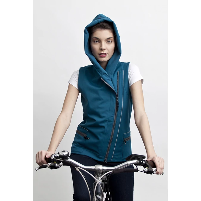 ille-olla FIODI BIKE mellény, szín: türkiz, petrol