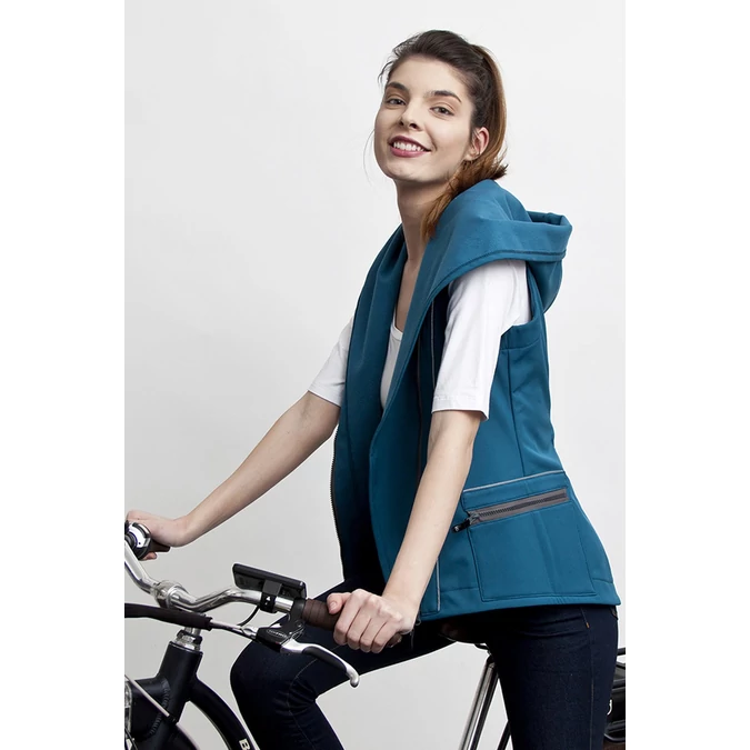 ille-olla FIODI BIKE mellény, szín: türkiz, petrol