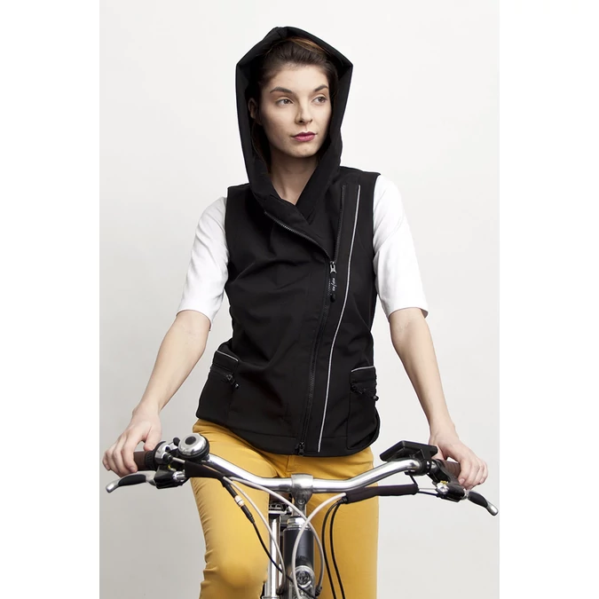 ille-olla FIODI BIKE mellény, szín: fekete