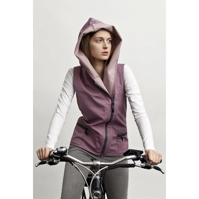 ille-olla FIODI BIKE mellény, szín: mályvarózsaszín