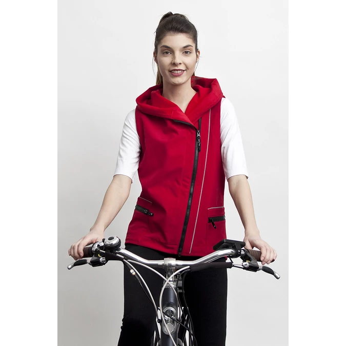 ille-olla FIODI BIKE mellény, szín: meggypiros