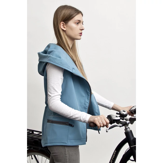 ille-olla FIODI BIKE mellény, szín: halványkék